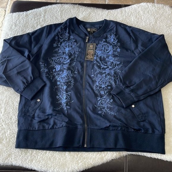 DG2 by Diane Gilman Embroidered Trophy Jacket - Picture 2 of 6